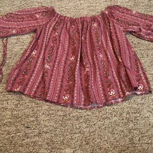 NWOT Rue 21 off the shoulder shirt